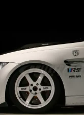 Varis Plain Weave Carbon Fiber Front Spoiler with Extension Lip Set for BMW E92 M3 2008-2013                                     - VAB-9211 - Image 4