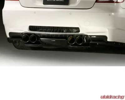 Varis Half Plain Weave Carbon Fiber Rear Diffuser for BMW E92 M3 2008-2013 - VAB-9214