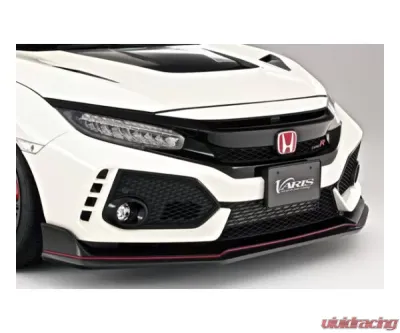 Varis Arising-I Front Lip Spoiler FRP for Honda Civic Type-R FK8 2017-2019 - VAHO-013F