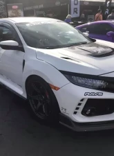 Varis Arising-I Front Lip Spoiler FRP for Honda Civic Type-R FK8 2017-2019                                     - VAHO-013F - Image 5