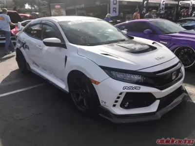 Varis Arising-I Front Lip Spoiler FRP for Honda Civic Type-R FK8 2017-2019 - VAHO-013F