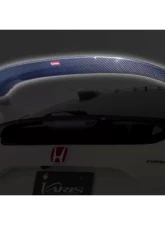 Varis Arising-I Rear Wing Flap Carbon for Honda Civic Type-R FK8 2017-2019                                     - VAHO-015C - Image 2