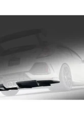 Varis Arising-I Half Carbon Rear Diffuser for Honda Civic Type-R FK8 2017-2019                                     - VAHO-016H - Image 5