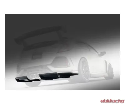 Varis Arising-I Half Carbon Rear Diffuser for Honda Civic Type-R FK8 2017-2019 - VAHO-016H