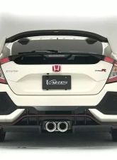 Varis Arising-I Half Carbon Rear Diffuser for Honda Civic Type-R FK8 2017-2019                                     - VAHO-016H - Image 4