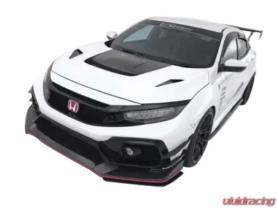 Varis Arising-II Front Bumper Lip Guards for Honda Civic Type-R FK8 2017-2021 - VAHO-022
