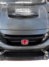 Varis Arising-II Front Bumper Lip Guards for Honda Civic Type-R FK8 2017-2021                                     - VAHO-022 - Image 6