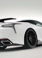 Varis Magnum Opus Carbon Fiber Rear Wing with FRP Base Spoiler for Lexus LC500 2017-2019                                     - VALE-014 - Image 4