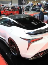 Varis Magnum Opus Carbon Fiber Rear Wing with FRP Base Spoiler for Lexus LC500 2017-2019                                     - VALE-014 - Image 6