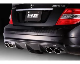 Varis Carbon Steel Rear Diffuser Skirt for Mercedes Benz C63 AMG C Class 2008-2014