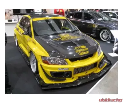 Varis Varis Time Attack Version Brake Duct Cover Set FRP for Mitsubishi Evolution VIII 2003-2005 - VAMI-078