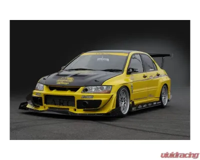 Varis Varis Time Attack Version Brake Duct Cover Set Carbon Mitsubishi Evolution VIII 2003-2005 - VAMI-079