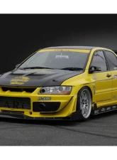Varis Big Canard Kit for Mitsubishi EVO VII CT9A 2001-2002, VAMI-080, Lightweight Design                                     - VAMI-080 - Image 2