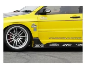 Varis Varis Time Attack Version Underboard Air Flowing Guard Set Carbon Mitsubishi Evolution VIII 2003-2005