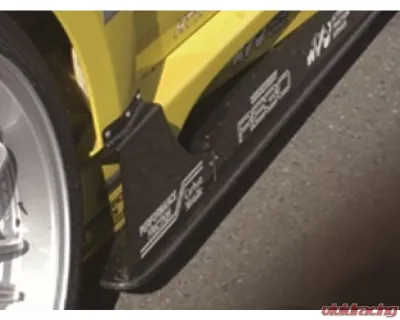 Varis Varis Time Attack Version Underboard Air Flowing Guard Set Carbon Mitsubishi Evolution VIII 2003-2005 - VAMI-083