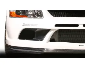 Varis Front Bumper Oil Cooler Guide 2-Piece Set for Mitsubishi EVO CT9A '09 Ver 06-07