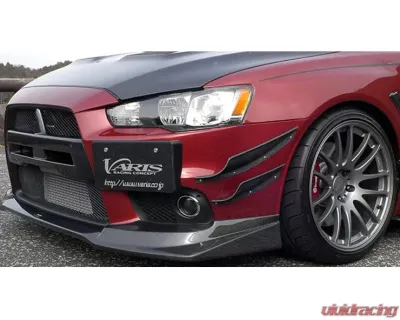 Varis Carbon Single Hyper Canard for Mitsubishi EVO X CZ4A 2008-2015 - VAMI-114 - VAMI-114