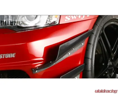 Varis FRP Single Hyper Canard for Mitsubishi EVO X CZ4A 2008-2015 - VAMI-128