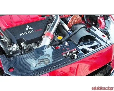 Varis FRP Air Cooling Shroud and Air Duct Set for Mitsubishi EVO X CZ4A 2008-2015 - VAMI-130
