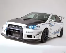 Varis Carbon Center Splitter Fin for Mitsubishi EVO X CZ4A 2008-2015 VAMI-137