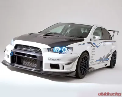 Varis Carbon Center Splitter Fin for Mitsubishi EVO X CZ4A 2008-2015 VAMI-137 - VAMI-137