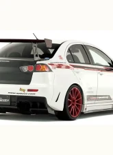 Varis Wide Body Full Kit C | FRP-VSDC Front Diffuser for Mitsubishi EVO X CZ4A 2008-2015                                     - VAMI-152 - Image 3