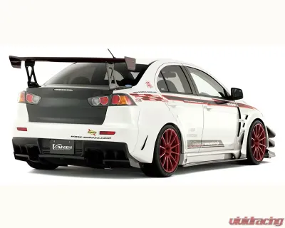 Varis Wide Body Full Kit C | FRP-VSDC Front Diffuser for Mitsubishi EVO X CZ4A 2008-2015 - VAMI-152