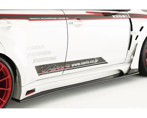Varis FRP Wide Body Side Step | Side Air Panel and Big Underboard Mitsubishi EVO X CZ4A 08-15 - VAMI-159