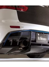 Varis Rear FRP Bumper for Mitsubishi EVO X CZ4A 2008-2015, Lightweight Design                                     - VAMI-204 - Image 2