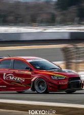 Varis Ver. 2 Widebody Front Fender Kit (FRP) for Mitsubishi Evolution X CZ4A 2008-2015                                     - VAMI-236 - Image 9