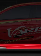 Varis Ver. 2 Widebody Side Skirt with Side Air Panel & Big Underboard (FRP) for Mitsubishi Evolution X CZ4A                                     - VAMI-239 - Image 4
