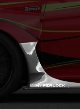 Varis VAMI-240 Ver. 2 Widebody Side Air Panel Carbon for Mitsubishi Evolution X CZ4A                                     - VAMI-240 - Image 4