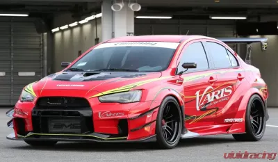 Varis Ver. 2 Widebody Big Side Underboard (FRP) for Mitsubishi Evolution X CZ4A - VAMI-243