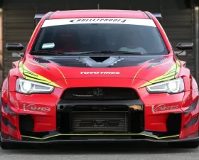 Varis Ver. 2 Widebody Hyper Double Canard Set (Carbon) for Mitsubishi Evolution X CZ4A