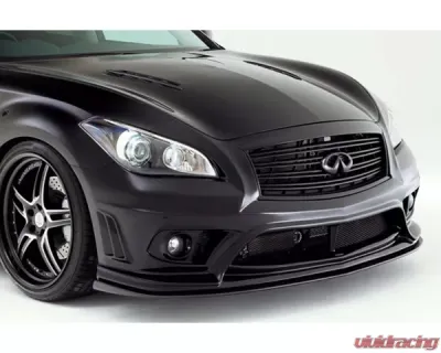 Varis Front FRP Bumper for Infiniti M37 | M56 Y51 Fuga 2011-2013 No Safety Shield - VANI-051