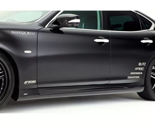 Varis Carbon Side Skirts | FRP with Carbon Inserts Infiniti M37 | M56 Y51 Fuga 11-13 - VANI-055