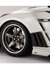 Varis FRP Front Fender with Carbon Louver Fins for Nissan GT-R R35 2011-2016                                     - VANI-090(D) - Image 4