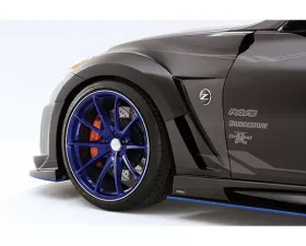 Varis Arising 2 6-Piece Front Fender & Side Fin Panel Half Carbon for Nissan 370Z Z34 09-18