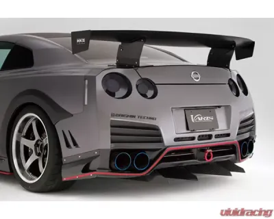 Varis Rear Carbon Bumper for Nissan GTR R35 (2009-2016) | CBA | Louvered Design - VANI-110