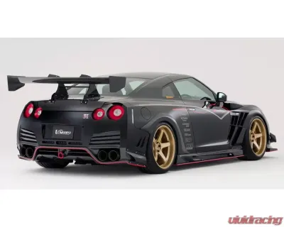Varis Kamikaze-R Rear Bumper for Nissan GT-R R35 CBA 2008, All FRP Material - VANI-111