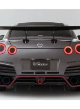 Varis Kamikaze-R Rear Bumper for Nissan GT-R R35 CBA 2008, All FRP Material                                     - VANI-111 - Image 4