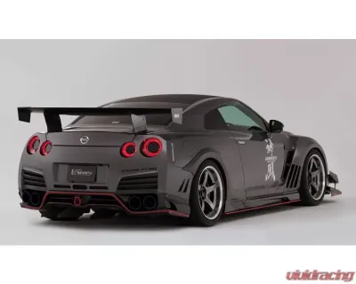 Varis Kamikaze-R Rear Bumper for Nissan GT-R R35 CBA 2008, All FRP Material - VANI-111