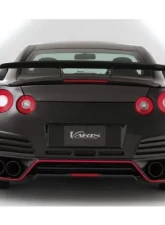 Varis Kamikaze-R Rear Bumper for Nissan GT-R R35 CBA 2008, All FRP Material                                     - VANI-111 - Image 6