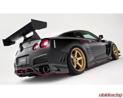 Varis Kamikaze-R Rear Bumper for Nissan GT-R R35 DBA 2009-2019, All FRP Material - VANI-113