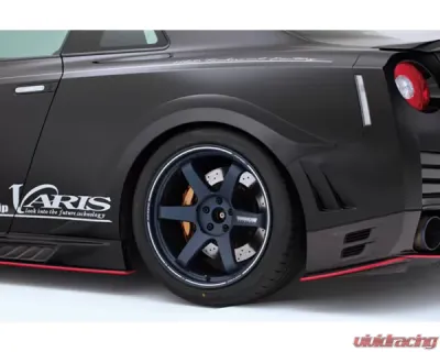 Varis Rear FRP Over Fender for Nissan GTR R35 2009-2016, Lightweight, Durable Design - VANI-116