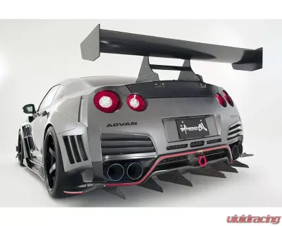 Varis Kamikaze-R V2 Super Sonic Kit for Nissan GT-R R35 2009-2019, Carbon+FRP - VANI-202