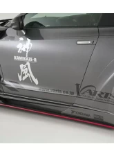 Varis Kamikaze-R Super Sonic Side Skirt Big FRP Underboard for Nissan GT-R R35 2009-2016                                     - VANI-216 - Image 3