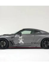 Varis Kamikaze-R Super Sonic Side Skirt Big FRP Underboard for Nissan GT-R R35 2009-2016                                     - VANI-216 - Image 2