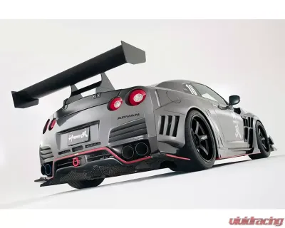 Varis Kamikaze-R Rear Wide Fender-Specific Air Shroud Carbon Nissan GT-R R35 2009-2016 - VANI-218