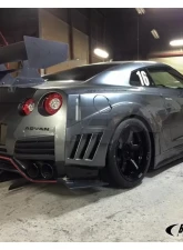 Varis Kamikaze-R Rear Wide Fender-Specific Air Shroud Carbon Nissan GT-R R35 2009-2016                                     - VANI-218 - Image 3